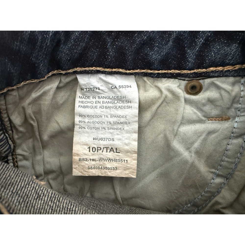 Wrangler Aura Bootcut Jeans Womens 10P/TAL Dark Wash Petite Tall‎ Stretch Blue - Picture 5 of 6